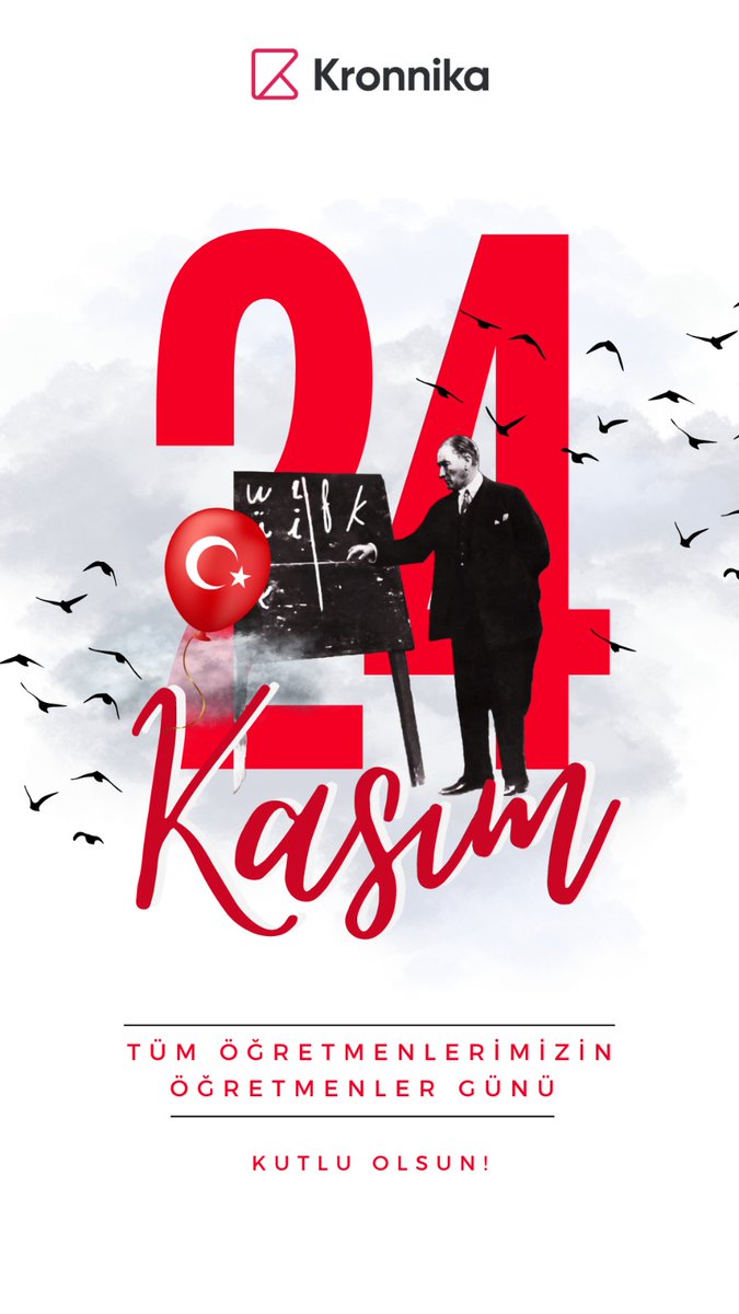 Başta Ulu Önder Mustafa Kemal Atatürk Olmak Üzere, Tüm Öğretmenlerimizin Öğretmenler Günü kutlu olsun. #24Kasım #Öğretmenlergünü #24KasımÖğretmenlerGünü