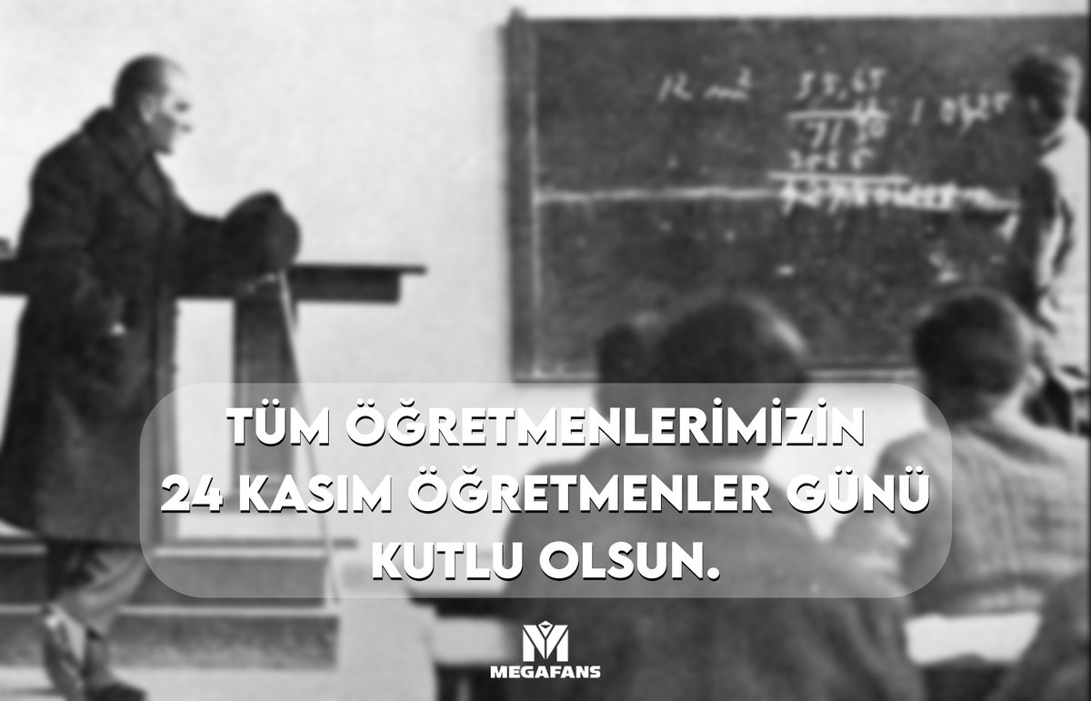 Öğretmenler; Yeni nesli, Cumhuriyetin fedakâr öğretmen ve eğitimcilerini, sizler yetiştireceksiniz ve yeni nesil, sizin eseriniz olacaktır…

Öğretmenin Değerini Bilen Tüm Öğretmenlerimizin Günü Kutlu Olsun.