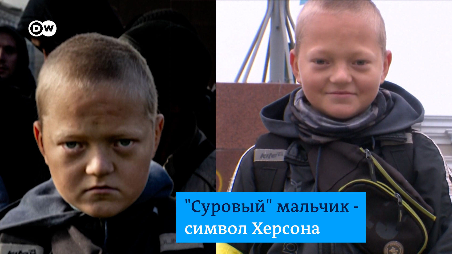 DW на русском on Twitter: "Фото "сурового мальчика" из Херсона стало ...