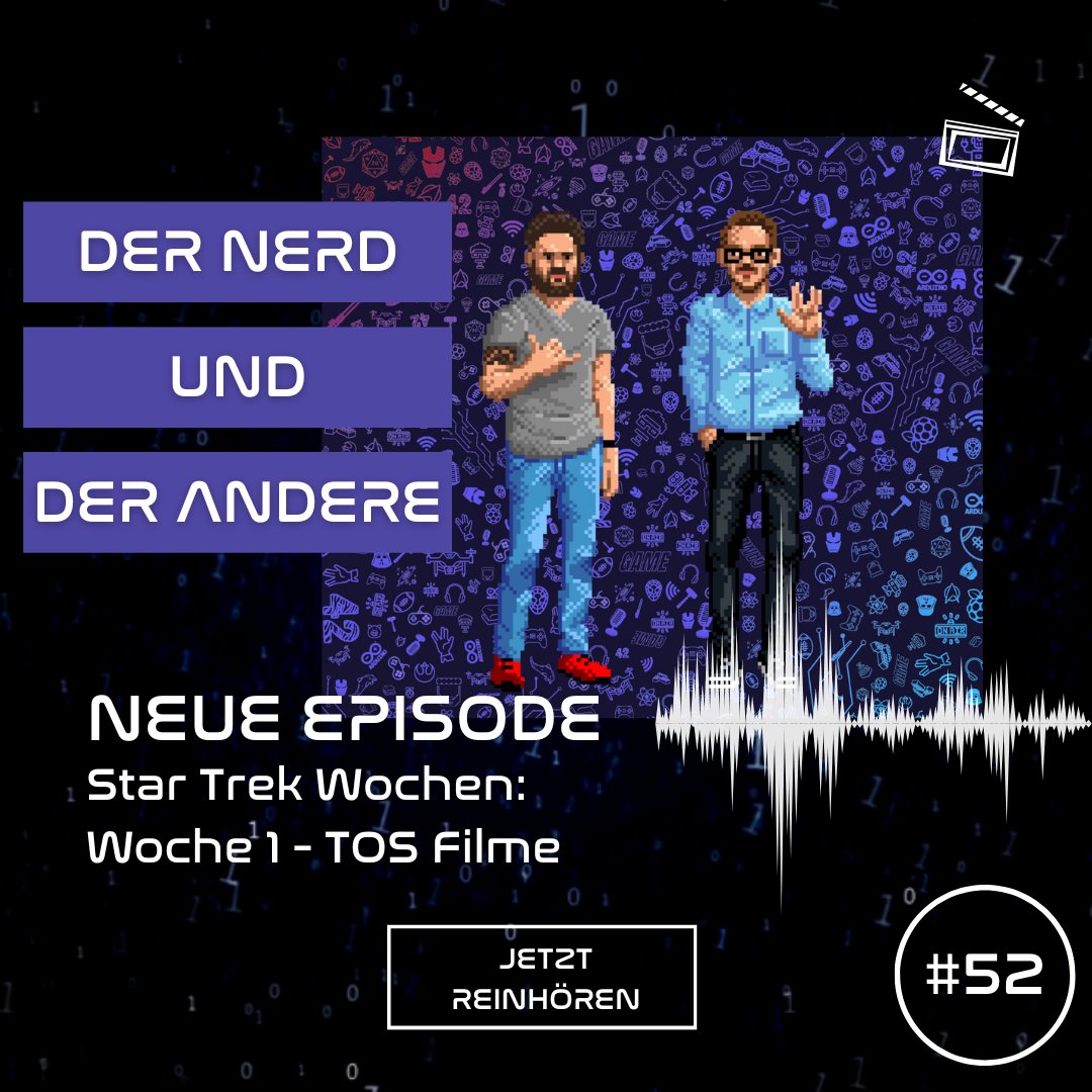 Heute ab 16 Uhr auf der Plattform Deiner Wahl!

Folge 52 von „Der Nerd und der Andere“ ist online. Der offizielle Auftakt zu den Star Trek Wochen! 

In Woche 1 geht es um „The Original Series“ kurz TOS.