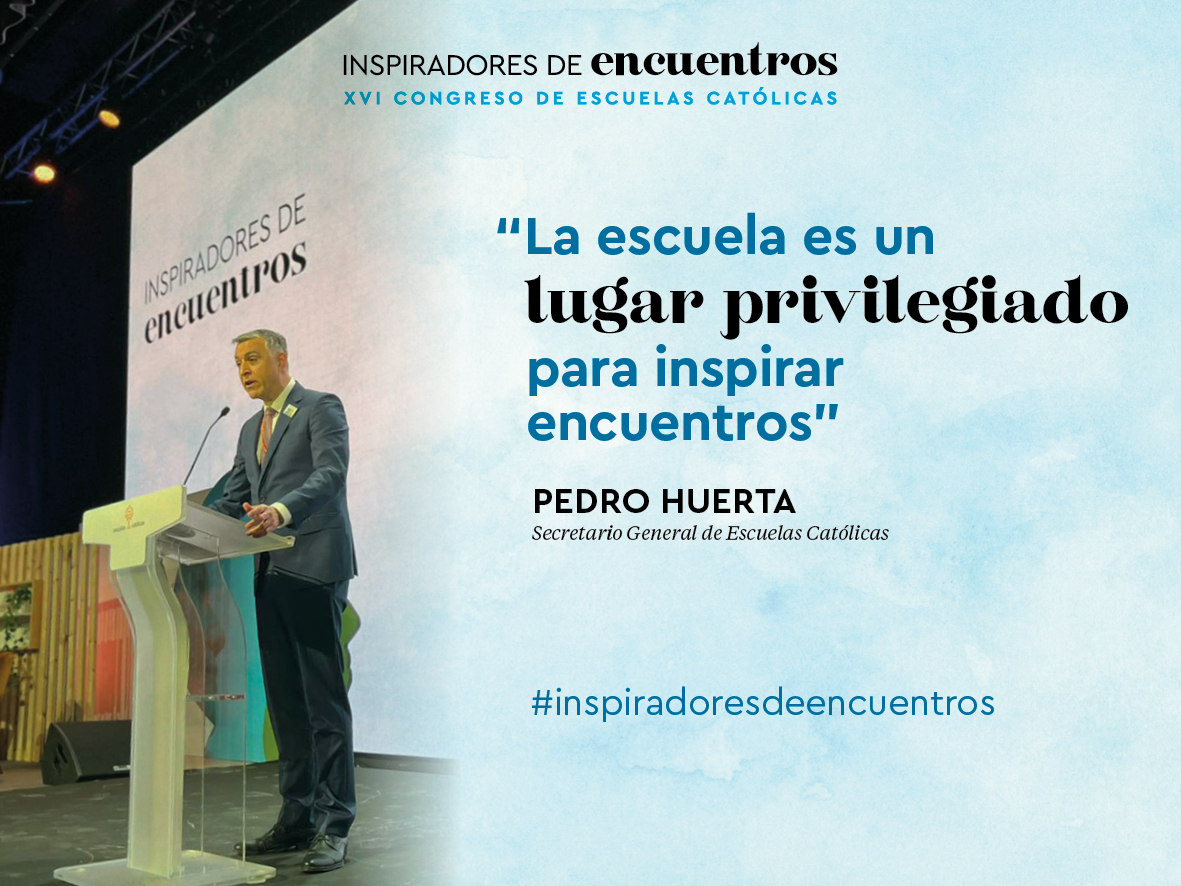 ecatolicas's tweet photo. Porque la escuela es un lugar privilegiado para inspirar encuentros @pedrojhuerta . Esto es #InspiradoresDeEncuentros https://t.co/4xDScsANkM