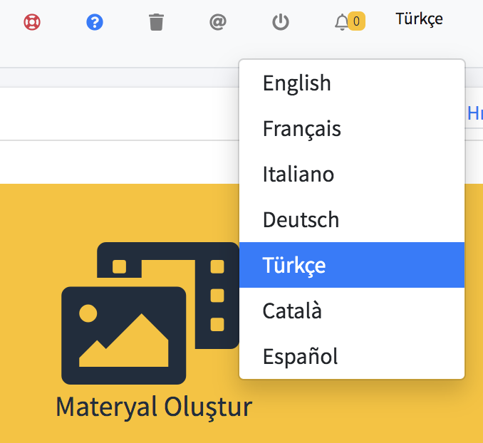 digitask4ic's tweet photo. We have some exciting news to share! 

We are proud to announce that https://t.co/qocce4gXwk is now available in French, Catalan, Italian, Spanish, Turkish, German and English languages. Change the interface language at the top right corner &amp; design tasks in any language you wish https://t.co/oyQwbRGR4E