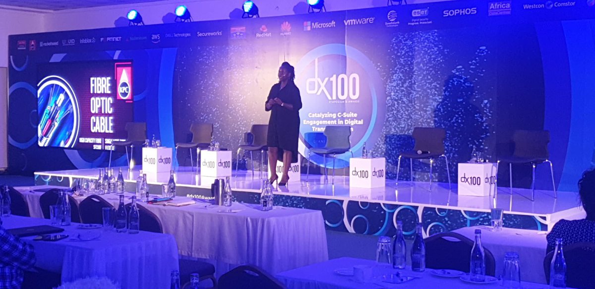 kenyapipeline's tweet photo. @kenyapipeline GM Strategy &amp; Compliance, Zilper Michelle Abongo taking the delegates at the dx100 symposium in Diani through the topic on securing data transportation. #DigitalTransformationAwards #dx100Symposium https://t.co/P2iks3873F