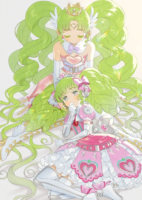 プリパラはファルルのコーデ!プリマジはハートフェザーかな!眺めるたびにドキッとする発見があって、こりゃすげー仕事だと思ったんだ#私の選ぶプリティーシリーズ最強コーデ 