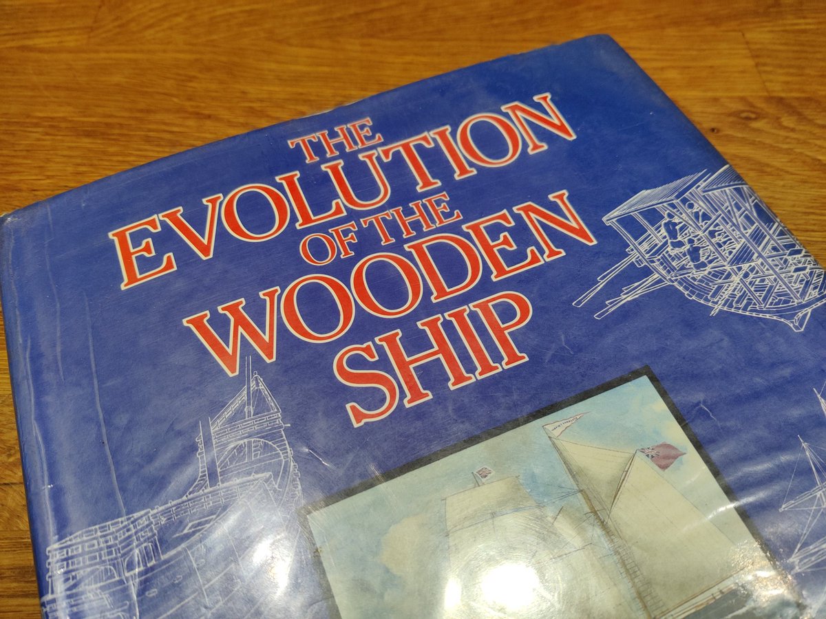 ron_yee's tweet photo. If you like ships and technical illustrations, you will understand why I'm so excited with this charity shop book. #technicalillustrations #woodenships @KentArch https://t.co/4SjD9KlxcO