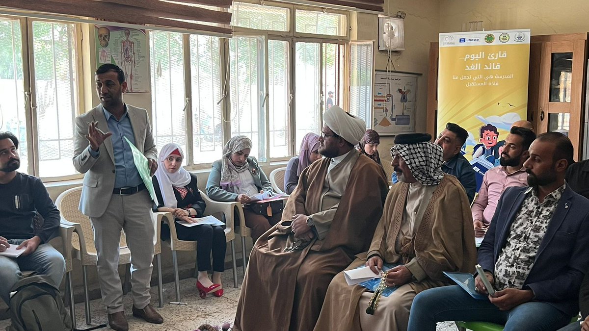 SOROUH_SSDF's tweet photo. 3/3
This session comes under the project of (Improving access to quality and inclusive education with gender equality for out-of-school children in Baghdad and Babil, Iraq). https://t.co/16DojwTtvi