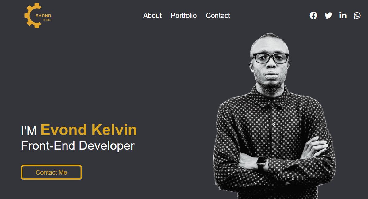 Evondkelvin's tweet image. #FrontEndDeveloper #codediggers