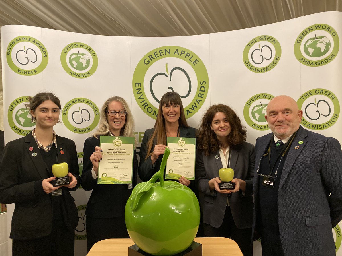 We couldn't be happier that the students' commitment to sustainability has been rewarded in such a significant way, as protecting our planet is at the heart of a Pipers education.

🏆 Congratulations! 🏆

#GreenAppleAwards <a href="/TheGreenOrg/">The Green Org</a> #GAA2022 #PipersHOPE #PipersEnvironment