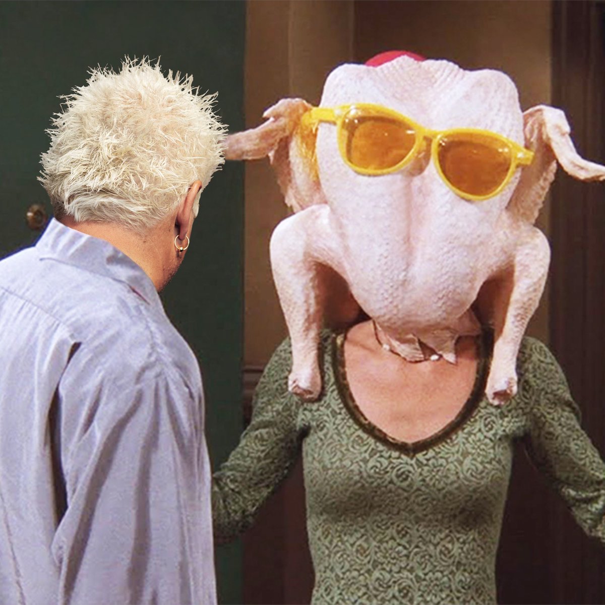 GuyFieri's tweet photo. Find yourself someone who looks at you the way I look at turkey 😂

Happy Thanksgiving everyone!! 🦃 https://t.co/GsZiyD7RG0