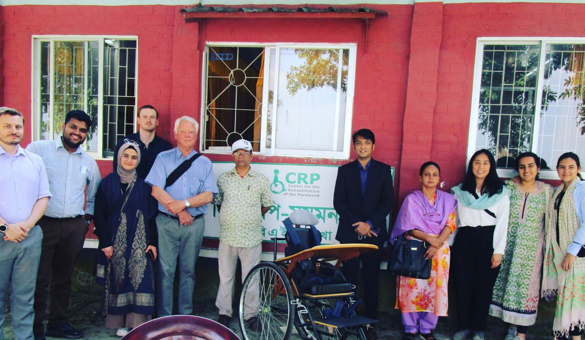 rafiul_karim's tweet photo. Today Professor Dr. John Whitehall, Chair of Paediatrics, @westernsydneyu paid a visit at CRP Mymensingh centre with a team of post-graduate trainees. The visit was facilitated by @rafiul_karim on the scope and provision of Rehabilitation Therapy in Northern part of Bangladesh. https://t.co/NCukZvqro6
