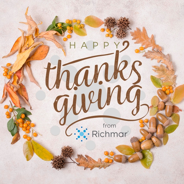 Full of Thanks; We hope you all have a relaxing, fun-filled weekend!