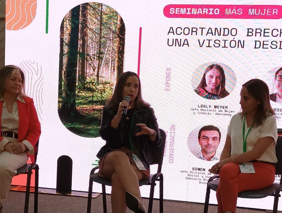 🔰Los presidentes de los Comités de Género y Liderazgo y Comité de Infraestructura y Logística,participan en seminarios en la expocorma. <a href="/beaseguel/">Beatriz Seguel</a> analiza las brechas de género en el sector productivo y David Fernández los desafíos para mejorar la logística y la infraestructura.