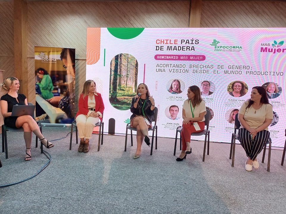 cpcbiobio's tweet photo. 🔰Los presidentes de los Comités de Género y Liderazgo y Comité de Infraestructura y Logística,participan en seminarios en la expocorma. @beaseguel analiza las brechas de género en el sector productivo y David Fernández los desafíos para mejorar la logística y la infraestructura. https://t.co/rF2snkagFl
