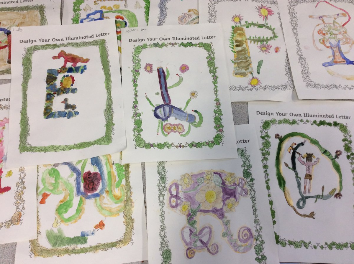 Rufforth school on twitter class 3 children practised detailed