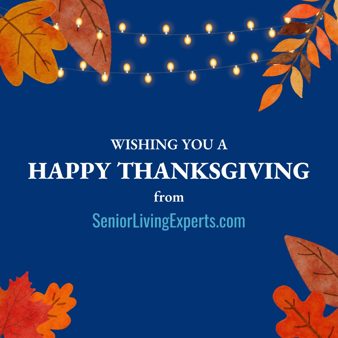 On this day of thanks, we encourage you to practice gratitude.

For more information, read our blog that discusses the benefits of practicing gratitude: seniorlivingexperts.com/post/practicin…