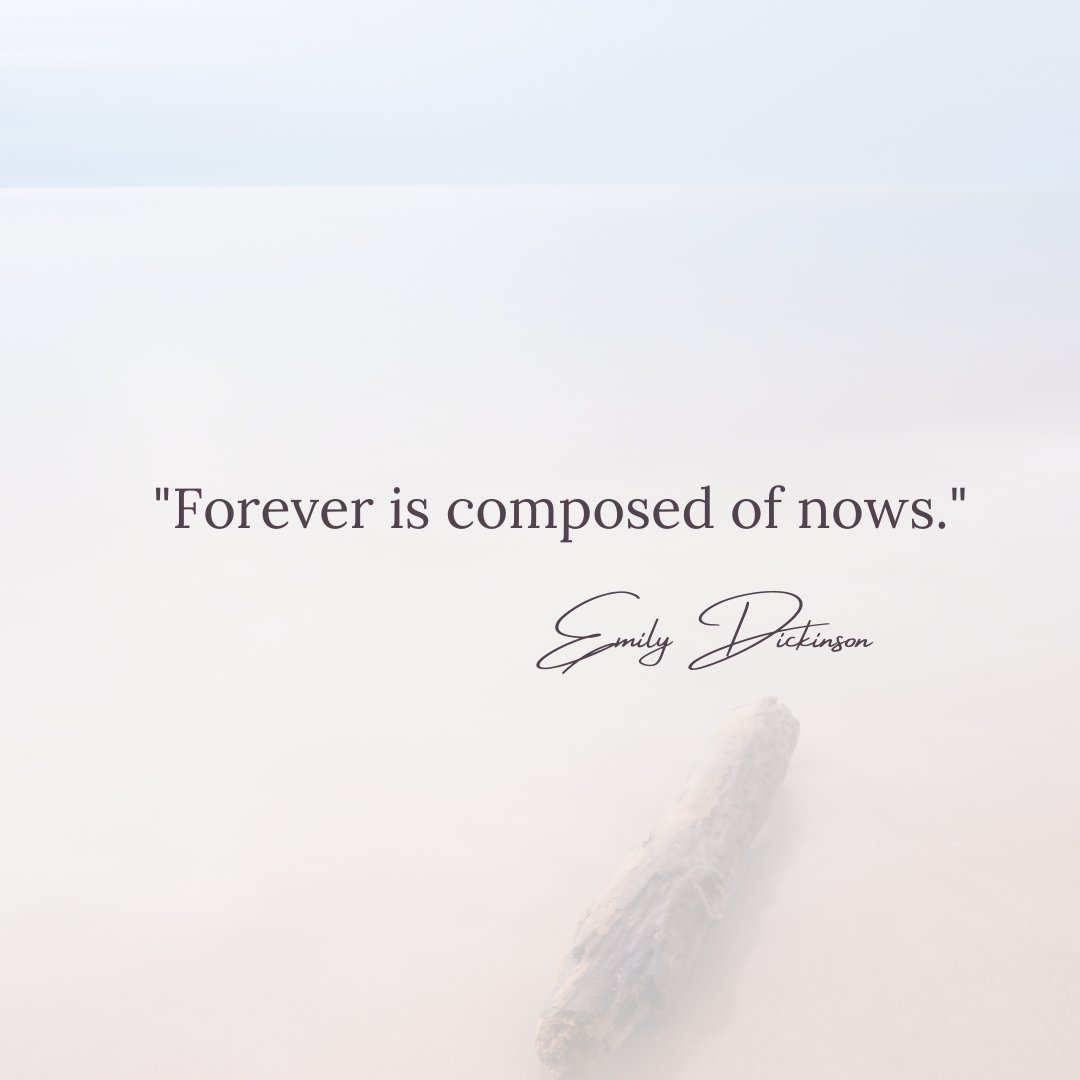 flourish_create's tweet photo. "Forever is composed of nows."
#EmilyDickinson #foreveriscomposedofnows #quote https://t.co/S03tZ1Rdlf