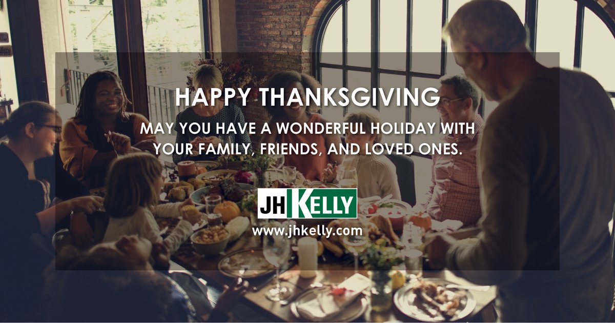 PortlandMechCG's tweet image. Happy Thanksgiving! Today, we are thankful for all of our family, friends, colleagues, clients, and partners. From all of us at JH Kelly, we hope you have a wonderful holiday! jhkelly.com #Thanksgiving #HappyThanksgiving