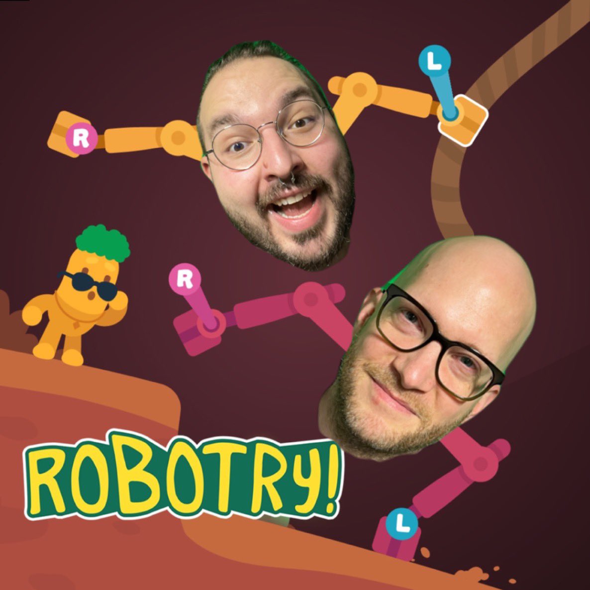 Triff diese beiden Roboter in der  <a href="/radiofm4/">Radio FM4</a> Spielekammerl-Show. Heute dreht sich alles um Beinslapstick-Games mit @glashuettner und mir 🤖
