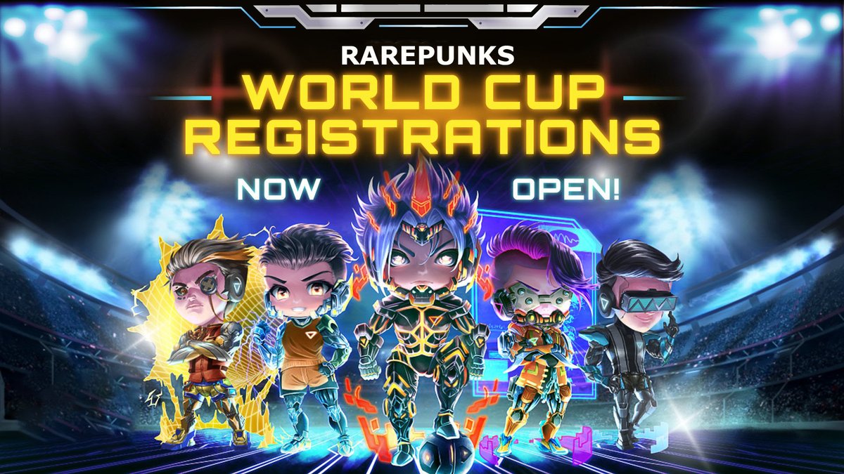 📢REGISTRATIONS CLOSED!📢

RarePunks World Cup registration is now closed! The plan will be released in our game in the next few days.

Stay tuned for more details. Let's play! 🏟 ️ ⚽ ️