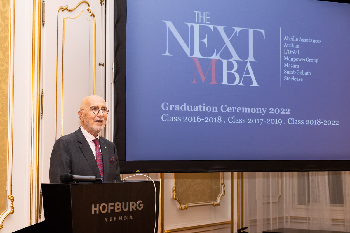 ForvisMazarsGrp's tweet photo. Join us in congratulating the 2022 graduates of #TheNextMBA. Last weekend, 26 top executives exclusively selected for this 2-year programme joined together to receive their diplomas following their participation at the @GDruckerForum. Learn more: https://t.co/nT5ifpcCmZ https://t.co/rBqzmbjxA2