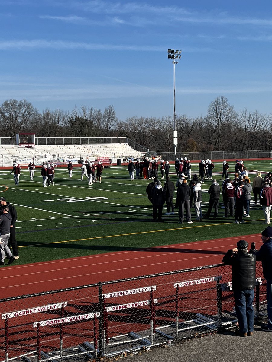 When you’re practicing on Thanksgiving that means championship game on Friday.  Go Jags!  Go Matt #71