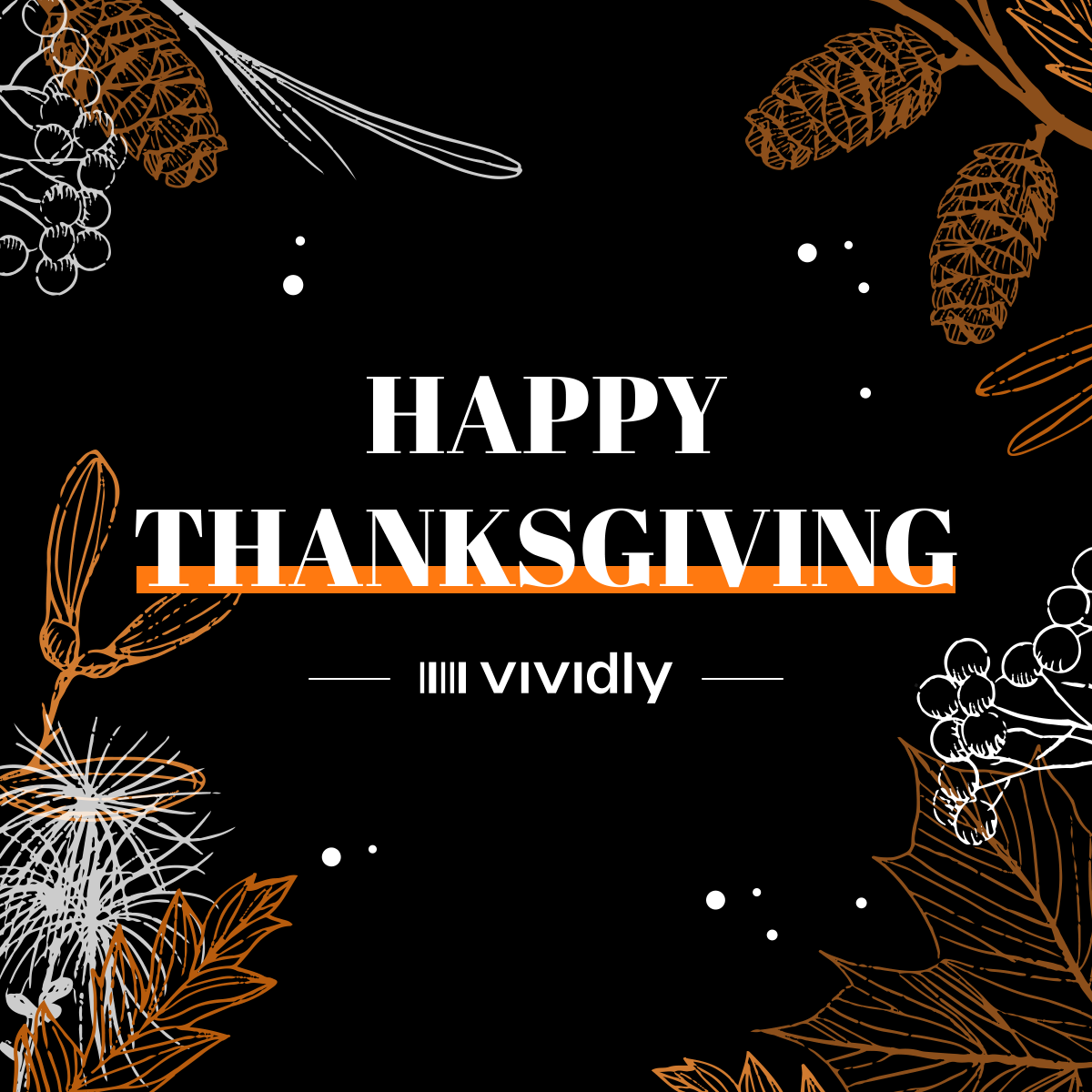 govividly's tweet photo. To everyone who has supported our journey so far, especially our brands - we'd (literally) be nothing with you. Happy Thanksgiving! https://t.co/qlUAEEPtyJ
