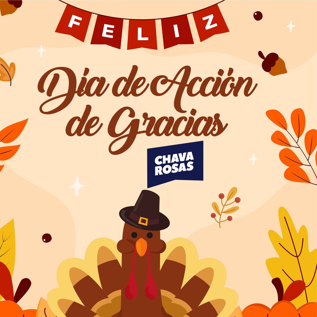 chavarosasmx's tweet photo. Ser agradecido, es la mejor manera de vivir. Agradezco por la vida, por mi familia, amigos y la salud. ¡Feliz día de acción de gracias! 🍁🦃 https://t.co/cQmIzPiwLn