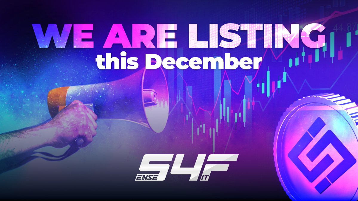 Champions are made in difficult circumstances! 

✅ We are aware of the market, but we know what we are building, and we believe in our vision! Sense4FIT will officially list on CEX and DEX this December! Let's build and grow together! 

✅ We are Sense4FIT!