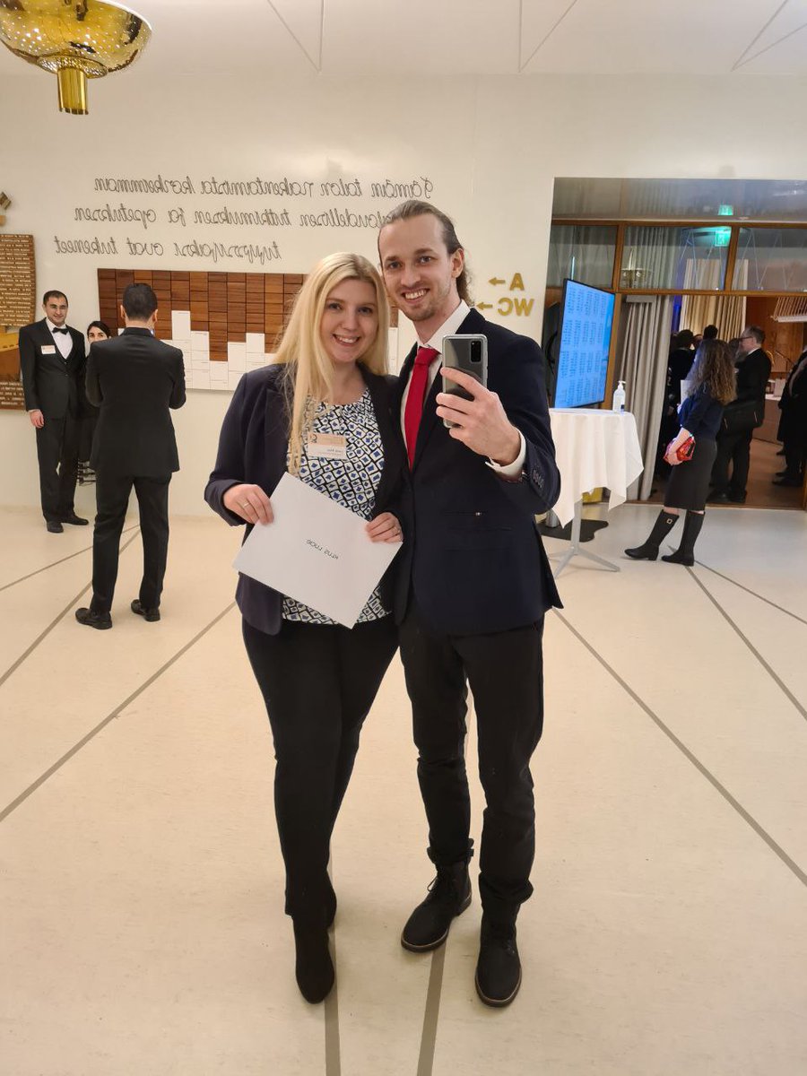 KlusLucie's tweet photo. So happy to receive an award @FoundationNokia 2022 Awards Ceremony! It was an honor to be there! https://t.co/xRifbK8JyB
