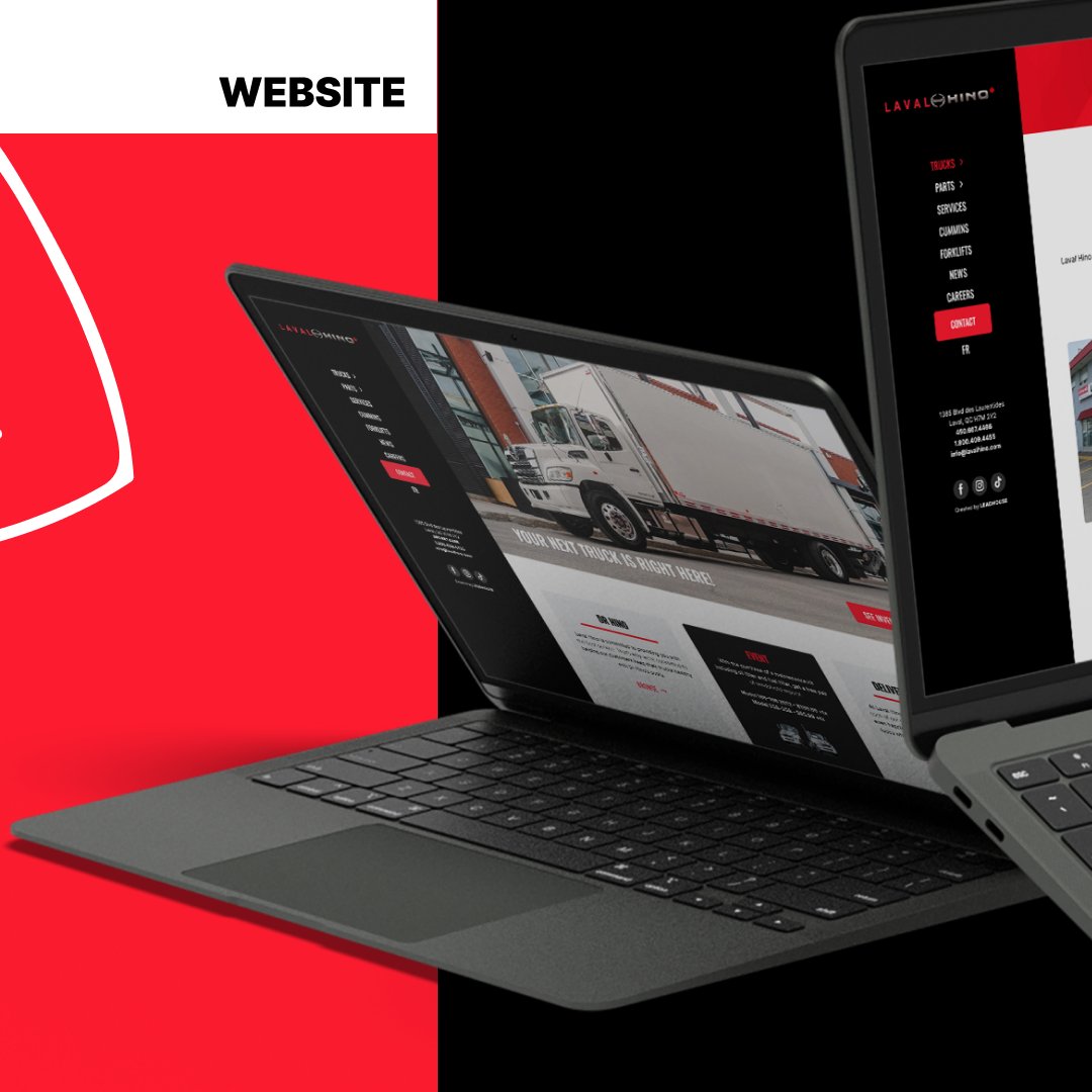 leadhouse_ca's tweet image. Un énorme merci à l'équipe de Hino Laval pour leur confiance pour la refonte complète de leur site web! 😎