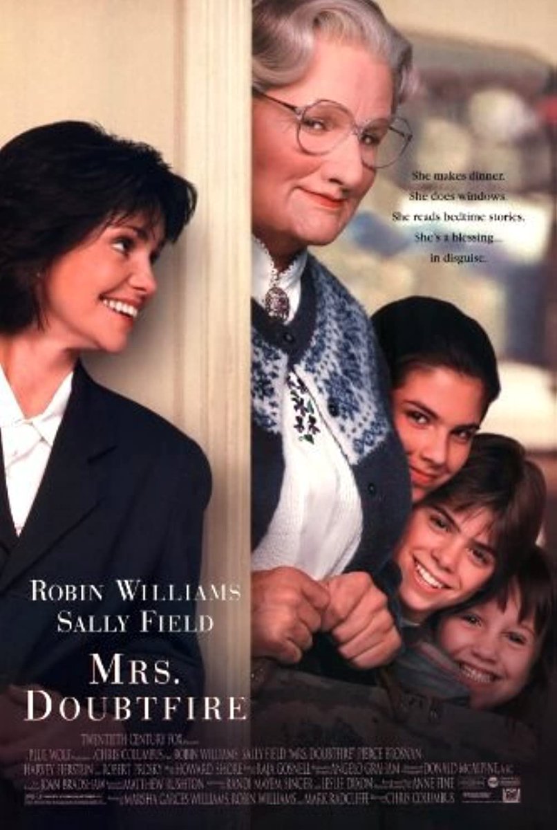 UberFacts's tweet photo. ‘Mrs. Doubtfire’ was released 29 years ago today https://t.co/oC57hVpstJ