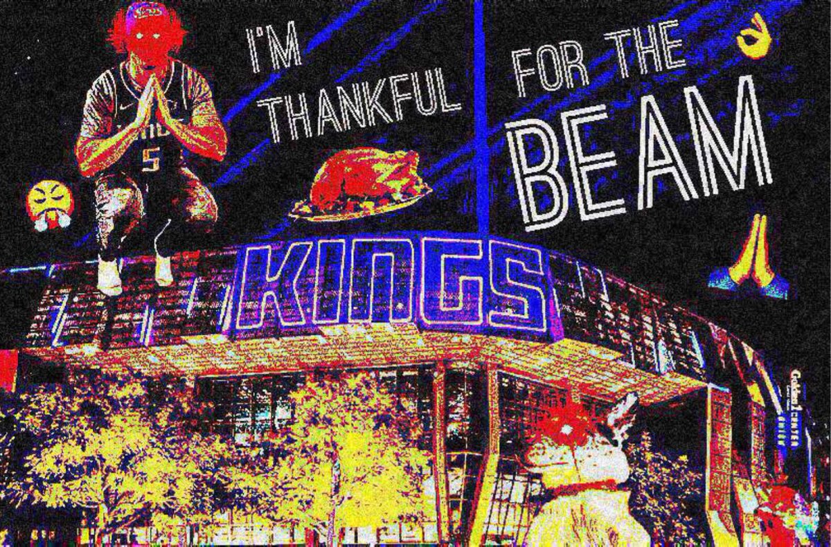JaceSpames_'s tweet photo. Today is a day to hold your loved ones close and give thanks to all things you hold dear to your heart. @SacramentoKings #lightthebeam #BeamTeam #beamtown https://t.co/G9EaAD0qTu