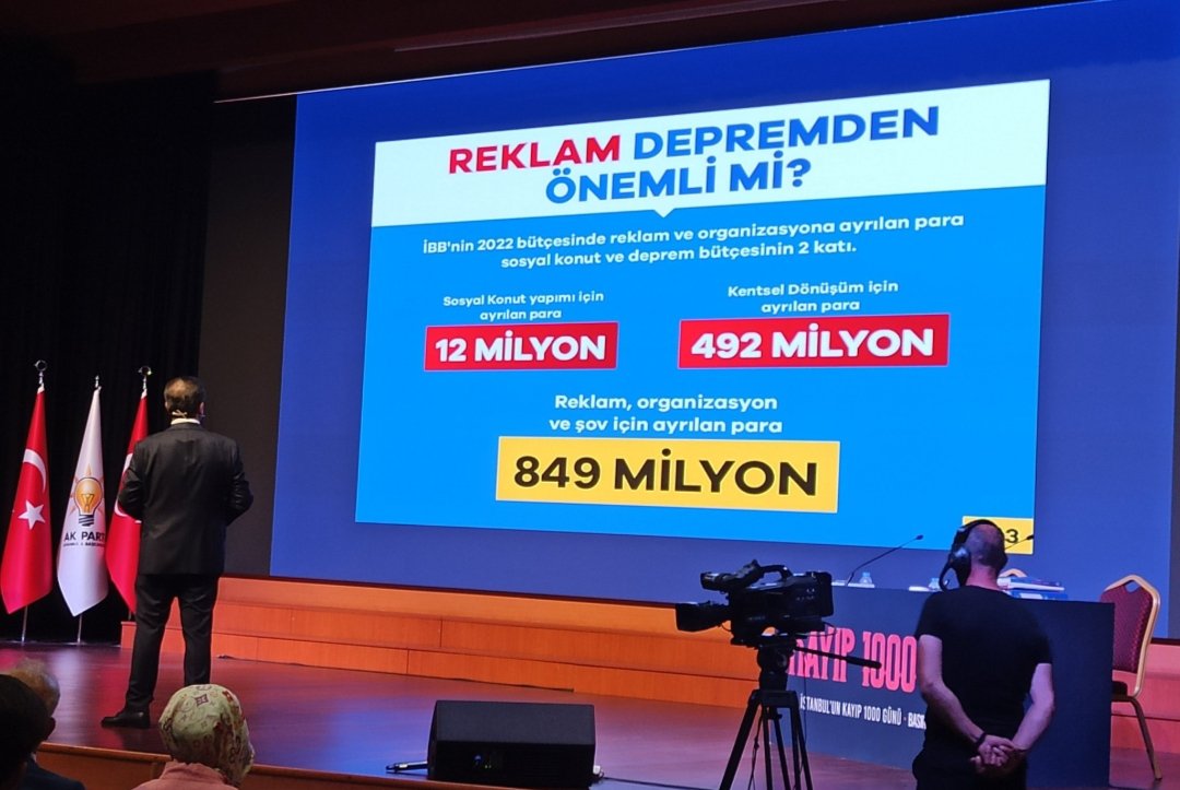 CHPli Ekrem İMAMOĞLU,
deprem bütçesine 492 milyon TL ayırırken reklama 849 milyon TL ayırdı

Her yıl 20 bin toplamda 100 bin konut yapacaktı

CEK CAK BAŞKAN #ÖdeyeceğiBedeleKatlanır