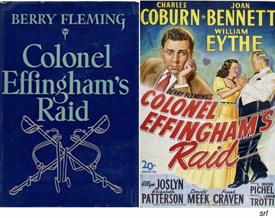 SaveRedlandLibr's tweet photo. 4:50pm TODAY on @TalkingPicsTV
The 1946 #Comedy film🎥 “Colonel Effingham’s Raid” directed by #IrvingPichel & written by #KathrynScola
Based on #BerryFleming’s 1943 novel📖
🌟#CharlesCoburn #JoanBennett #WilliamEythe #AllynJoslyn #ElizabethPatterson #DonaldMeek https://t.co/w69zhVa5Dn