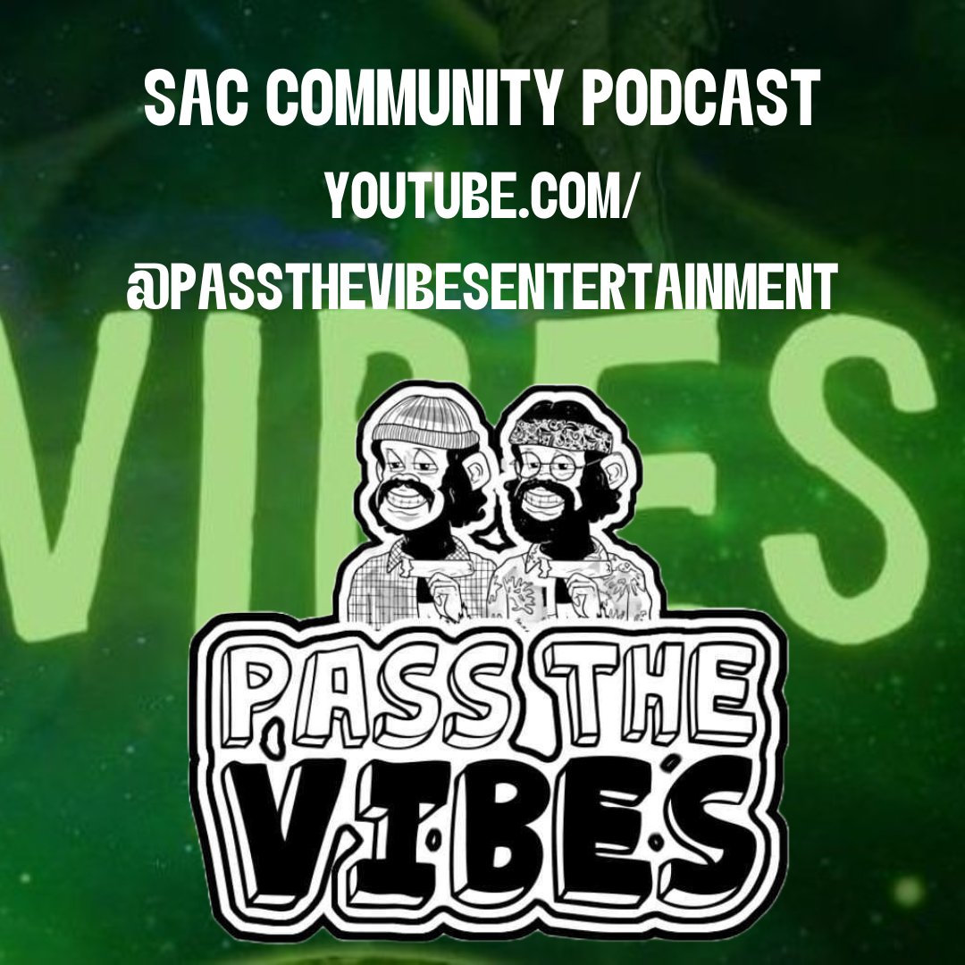 StonedApeCrew's tweet photo. No shirt. No shoes. No problem... Just Vibes!

Puff Puff Pass the Vibes with some of our OGs @GollumTheGreen @jonniem_sol @LTYDEFI @jollygreenft 

A collection of elevated conversations about NFTs, SAC and Hip-Hop. 

Follow @PasstheVibesDAO Crew! https://t.co/AT6oUhOj0S