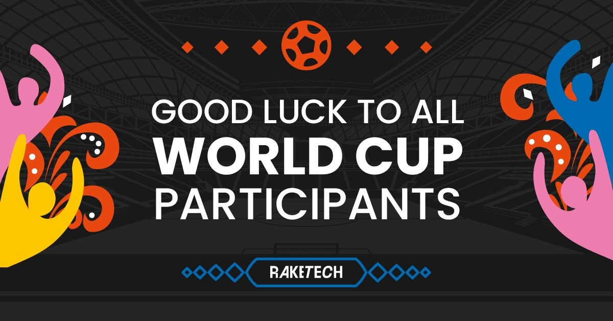 The sporting world's biggest event, the World Cup is officially underway! Good luck to all participants from everyone at Raketech. ⚽ 🤙

#teamraketech #worldcup2022 #qatar2022 #igamingnews
