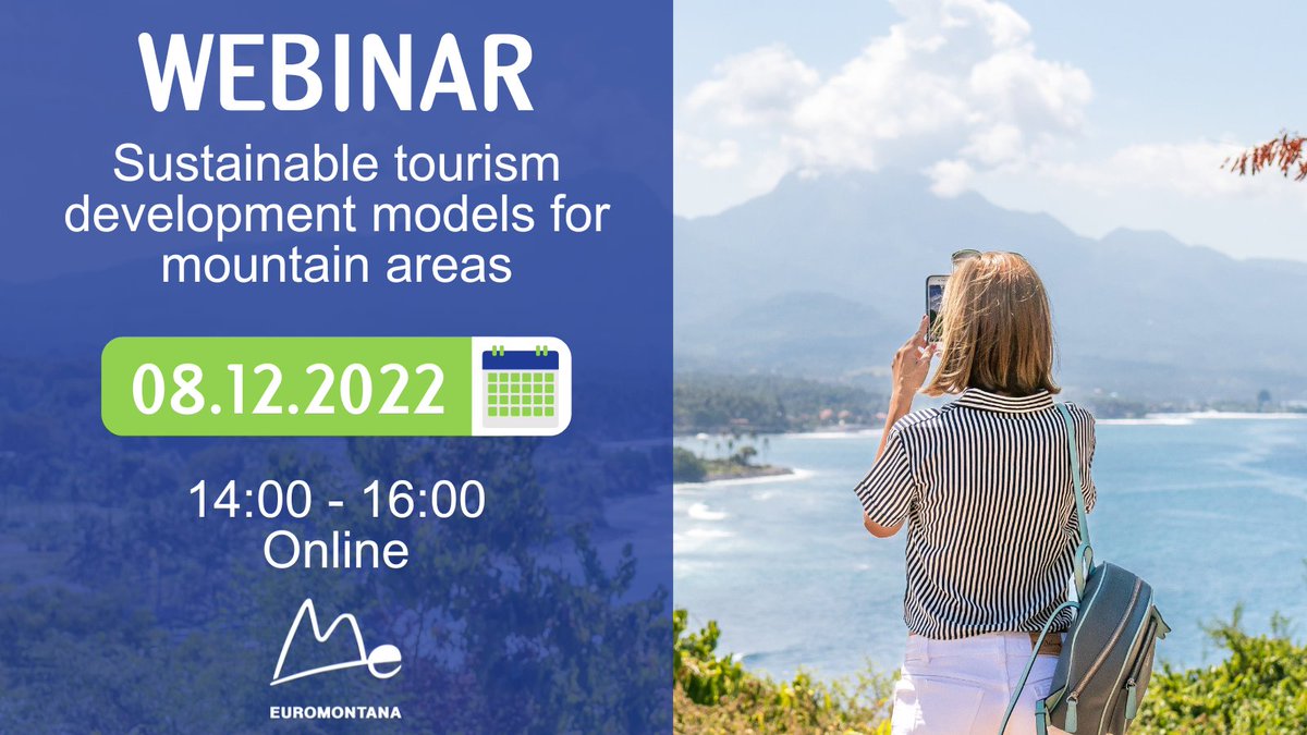 Euromontana's tweet photo. Join us and @EMbleMatiC_MED to discuss sustainable #tourism! 🏂

🔸#Ski in the context of #ClimateChange
🔸Stakeholders #cooperation
🔸Good practices

📆8 Dec
💻Online
Programme &amp; registration 👇
https://t.co/qQMGgC9T72 https://t.co/dOQ5LqixZk