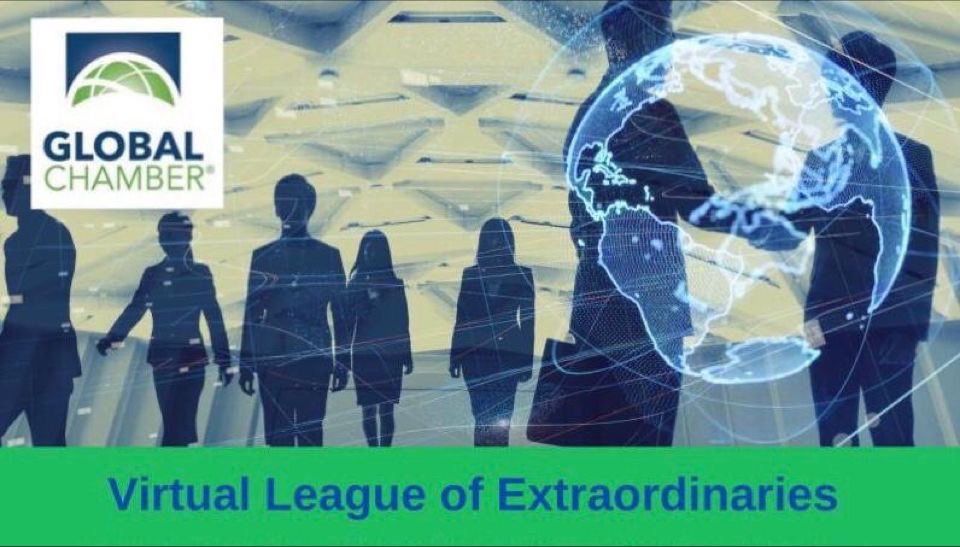 GlobalChamber's tweet photo. With gratitude 🙏 to the global tribe, we host Global Chamber® Virtual League of Extraordinaries on Friday, a Special Black Friday version of #LoE. Friday, November 25th... 🌎 ❤️ #trade #export #import #GlobalIsGood #gratitude https://t.co/AUS1cd30Vs https://t.co/lNFaBgggWB