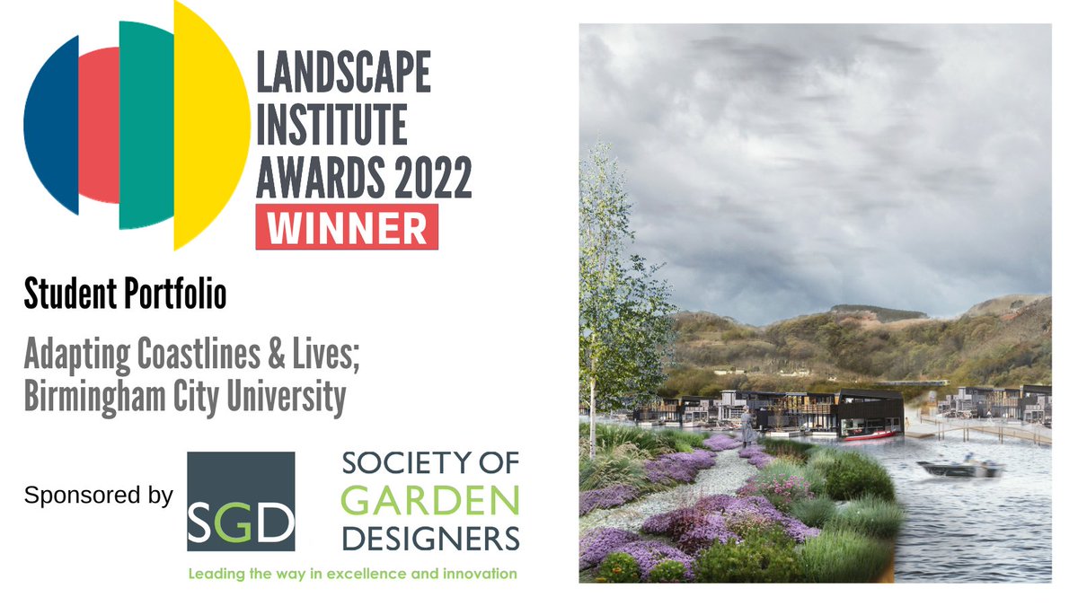 Congratulations to the #LIAwards2022 winner in the Student Portfolio category to @DanielShaw from @MyBCU , for Adapting Coastlines & Lives. Sponsored by @The_SGD