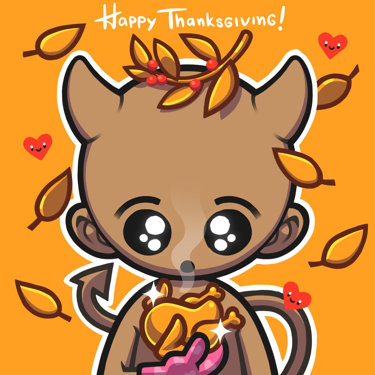 AkumaOrigins's tweet photo. Happy Thanksgiving on behalf of the Akuma Origins team to all of those celebrating! 

We hope you enjoy time with your loved ones during this special holiday! The Realm is gearing up for a festivity with lovely food and drinks - for once, it feels like The Realm is at peace!

🎋 https://t.co/maKMdaYTA4
