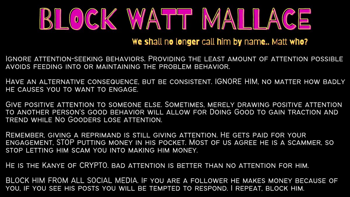 DogeIsMoney's tweet photo. Block Watt Mallace! Don't let him scam you. #blockwattmallace #unfollowwattmallace #shibesunite https://t.co/ENJQM72AxX