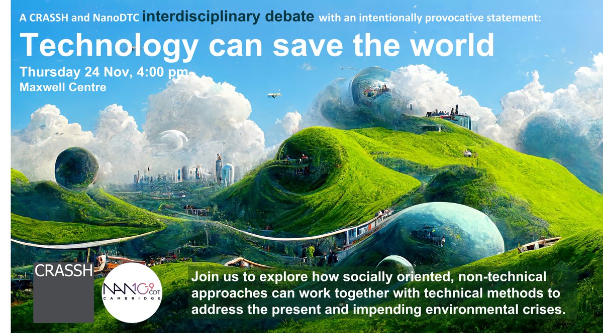 NanoDTC's tweet photo. And we are GO! Can tech save the world? What do you think? #TechSavesWorld @CRASSHlive https://t.co/BfgjUdHBda