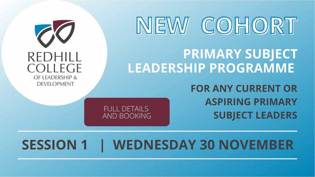 Redhill College of Leadership and Development tweet media