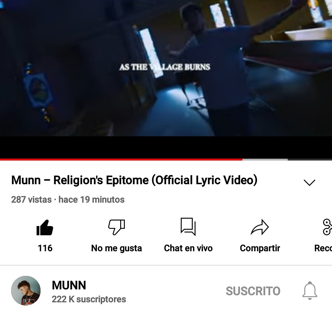 Thank you for that song that transmits so much. You are amazing... I love you so much <a href="/itismunn/">MUNN</a>