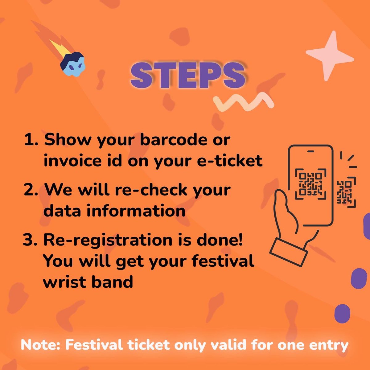 Attention! Smilemotion 2022 is counting the days, for those who already have the ticket, don’t forget to exchange you ticket at our ticket box on November 26th!

❗️Each festival ticket only valid for one entry❗️

#Smilemotion2022
Designing Smiles Beyond Imagination