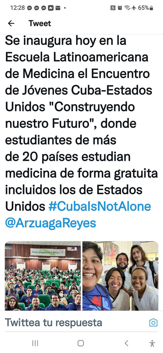 #ENCUENTROCUBAUSA Construyendo futuro desde el presente. Eu y Cuba si pueden vivir en fraternidad. @Rplica20221 <a href="/cubamistad/">Norteamérica ICAP</a> <a href="/ElenaFreyre/">Elena Freyre</a> <a href="/VirgilioPonce/">Virgilio Ponce</a> <a href="/Ana_Hurtado86/">Ana Hurtado</a> <a href="/MariposaRebeld1/">ℳ𝒶𝓇𝒾𝓅ℴ𝓈𝒶 ℛℯ𝒷ℯ𝓁𝒹ℯ ☭.ೃ࿐</a> @CubanosBajos <a href="/MaxLesnick/">Max Lesnick</a> <a href="/Jose_Pertierra5/">José Pertierra</a> <a href="/WilmerDepablos/">Wilmer Depablos</a> <a href="/AlmaoAlirio/">Alirio Almao</a> <a href="/humberto_hperez/">Humberto Perez</a>