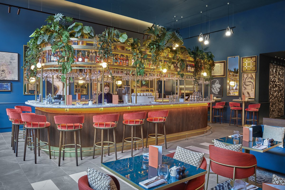 A gem in Birmingham's Jewellery Quarter, D&amp;D’s landmark Orelle #restaurant is a unique addition to the city's food &amp; drink scene. Designed by Doone Silver Kerr (now incorporated into <a href="/Ryder1953/">Ryder Architecture</a>), Orelle is located on the top floor of 103 Colmore Row. gsmagazine.co.uk/top_article/or…