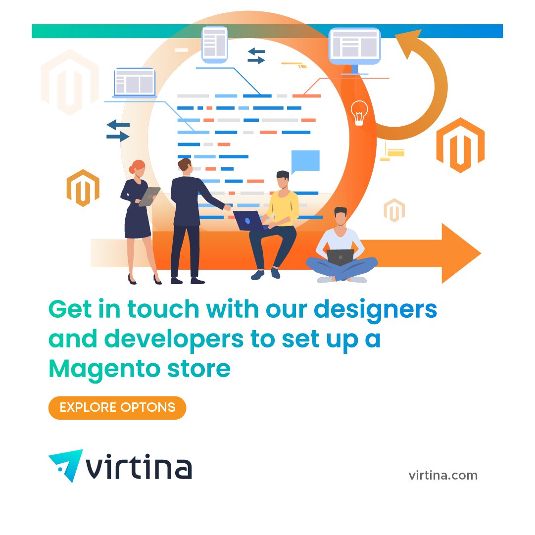 Magento has proven to be one of the market's most robust, flexible, and scalable open source #ecommerce platforms. This easy to use platform provides many powerful tools for creating and managing your online store. Need help to create a store?

#magento #ecommerce #virtina