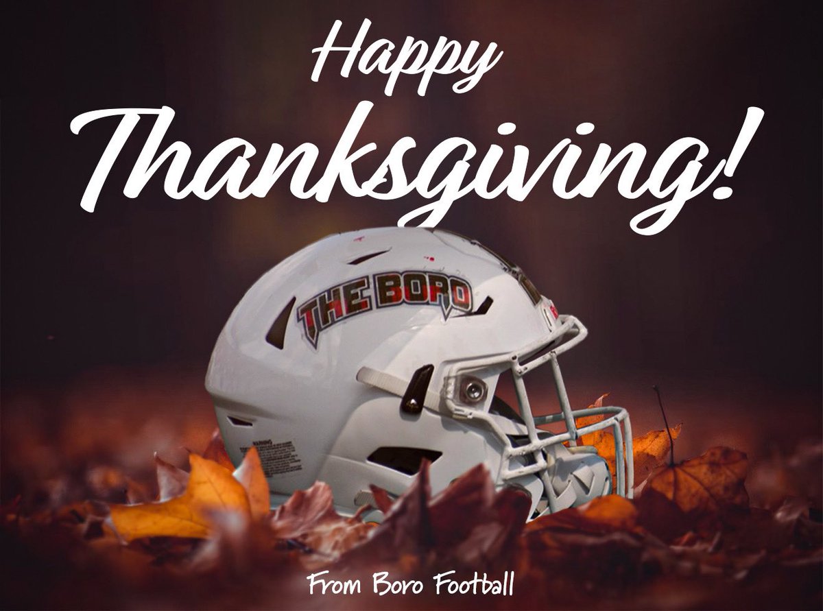 From our family, to yours! 

#TheBoro🦃