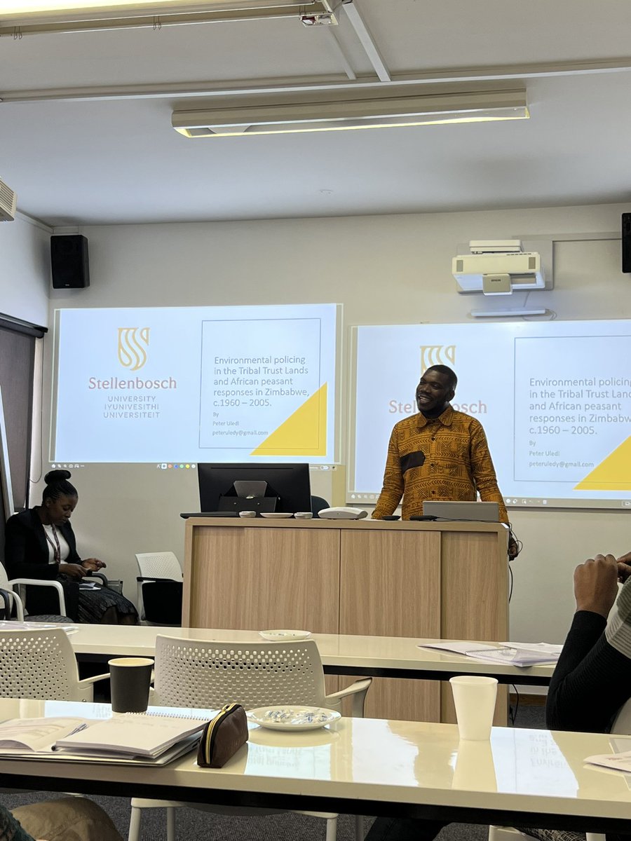 Mia Uys (@uysmia) on Twitter photo Congrats @mr_uledy for organising a fantastic workshop! Great to hear about your research on environmental policing as well. <a href="/Stell_History/">Stellenbosch History Department</a> Congrats @mr_uledy for organising a fantastic workshop! Great to hear about your research on environmental policing as well. <a href="/Stell_History/">Stellenbosch History Department</a>